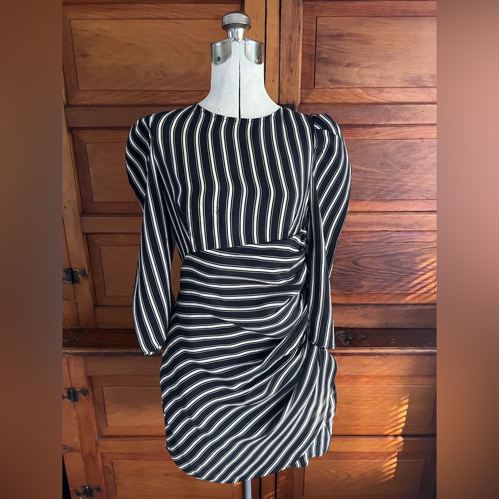 Zara Basic Collection striped mini dress